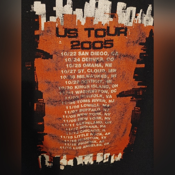 Simple Plan Tour Shirt 2005 American Concert Tee size small Pop Punk Rock - Picture 5 of 5